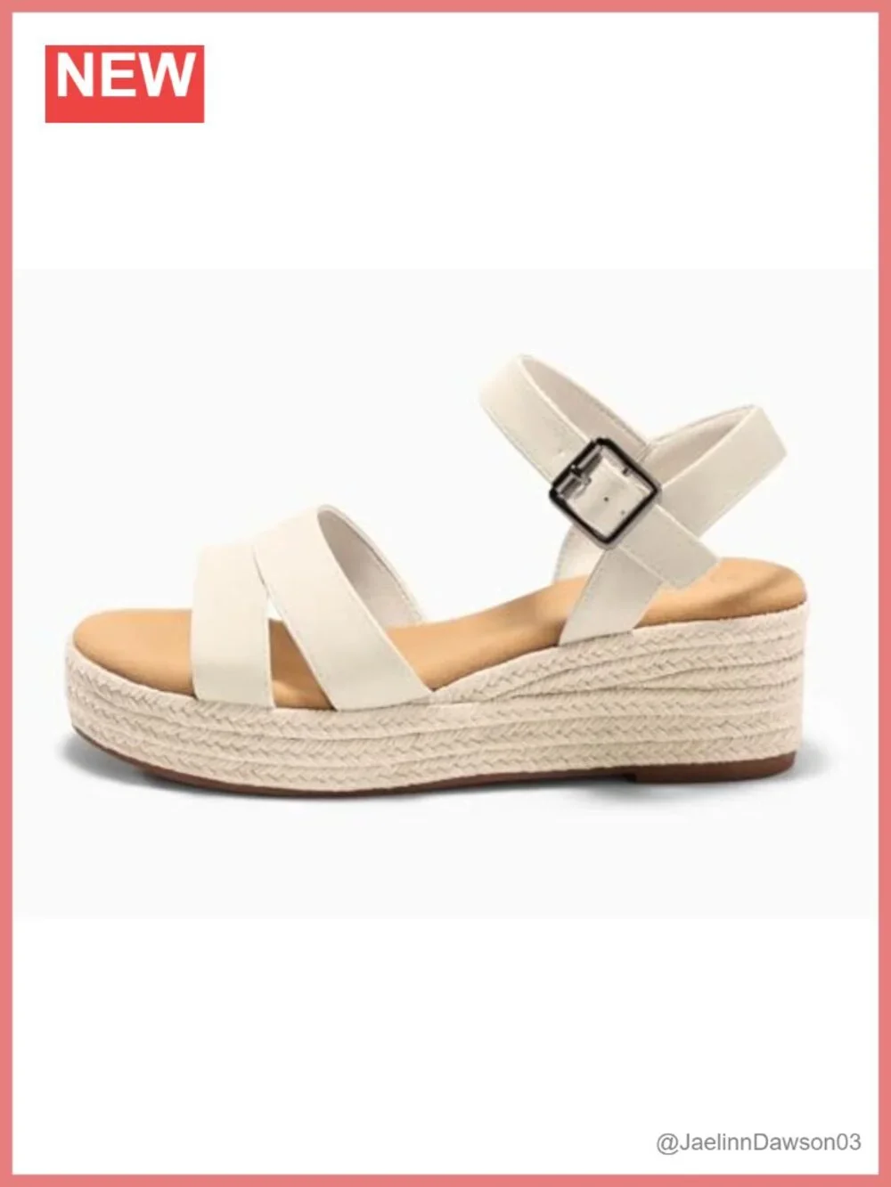 Wedge Platform Sandals Espadrille Heels Open Toe Ankle Strap Summer Shoes